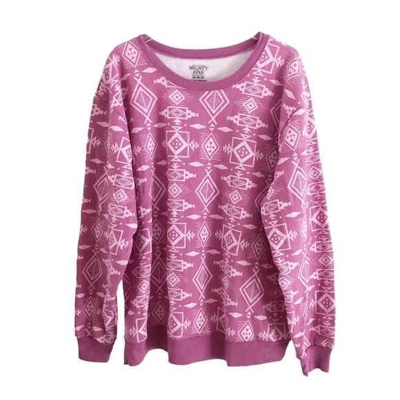 Mighty Fine Graphic Sweatshirt Purple Size 3X - Picture 7 of 7